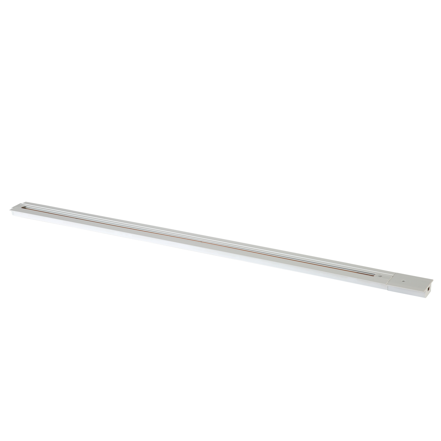 Шинопровод встраиваемый однофазный с питанием и заглушкой crystal lux clt 0.121 01 l1000 wh